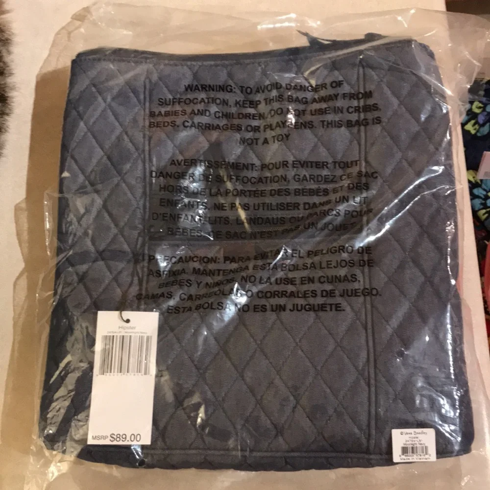Vera Bradley Hipster denim Moonlight Navy - Picture 7 of 7
